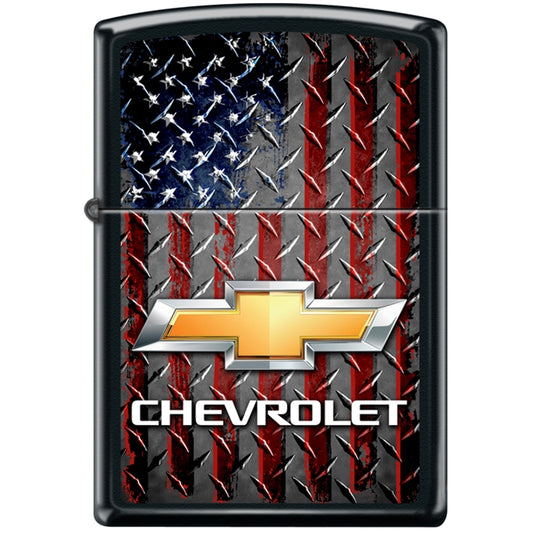 Zippo Chevy Bowtie & Flag